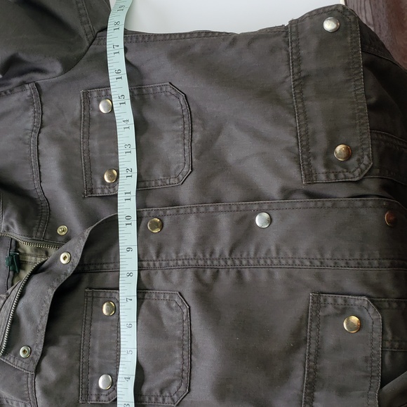 J. Crew Relaxed Boyfriend Field Jacket in Olive Size Small - Picture 6 of 13